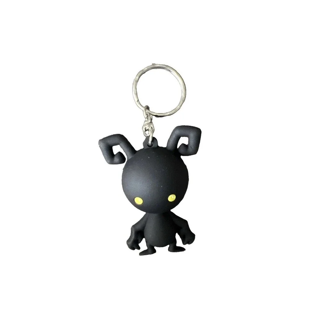 Kingdom Hearts Shadow Heartless Keychain Figure Disney Square Enix Keyring NWOT